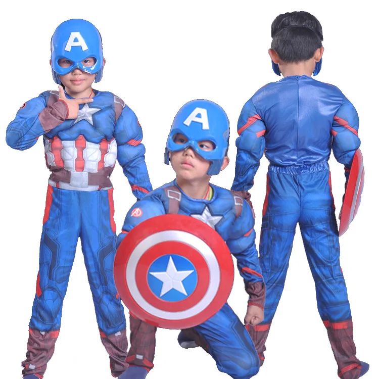 Wholesale Halloween Superhero Kids Muscle Costume Child Boys Girls Xs ...