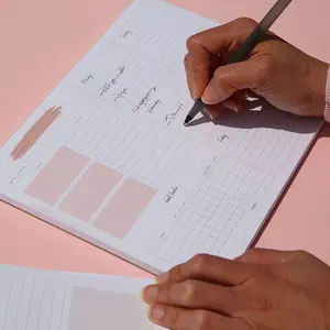 2026 2026 Custom Design Concise Desk Paper Memo Pad Note Book Family Planner Notepad Agenda Calendar
