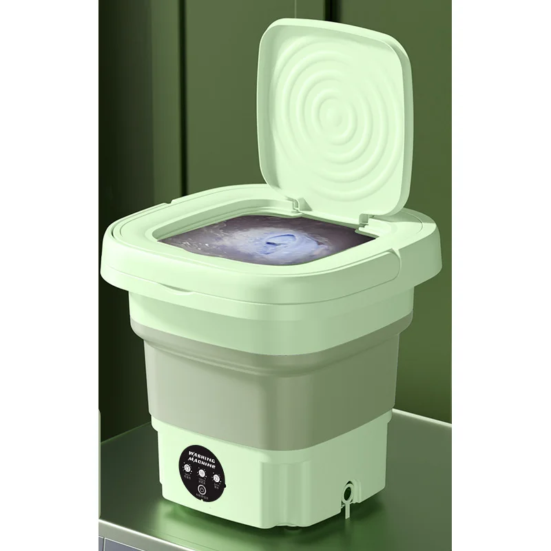 Электрическая портативная мини-Складная Стиральная машина детская одежда Нижнее белье стиральная и