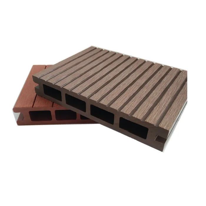 Modern Design Outdoor Wood Composite Decking Waterproof Extruded Plastic Floor