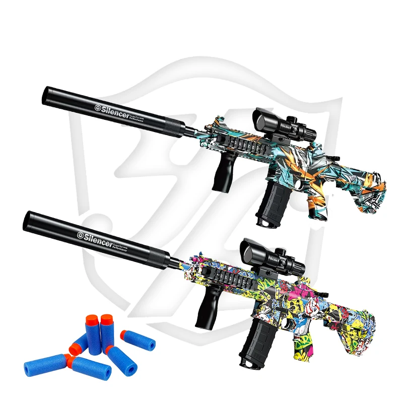 Высокоскоростной игрушечный пистолет с гелем