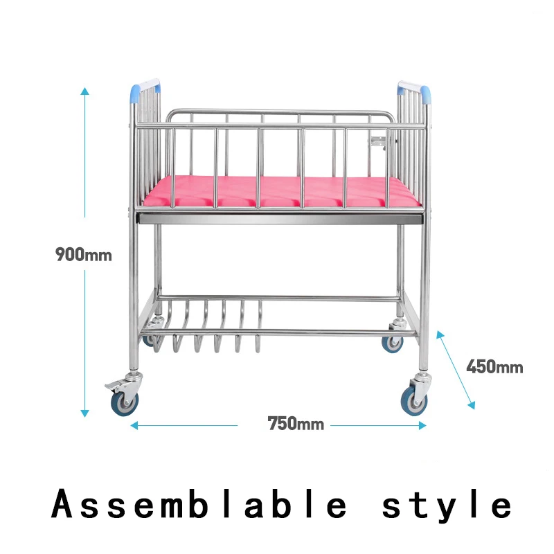 High Quality Hospital Furniture Stainless Steel Medical Baby Child Care