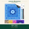 Tapis de Mahjong 11 bleu