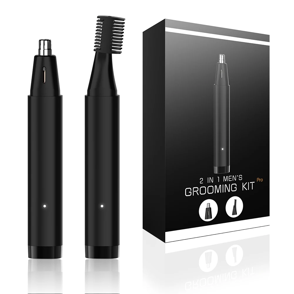 Съемный портативный беспроводной Перезаряжаемый водонепроницаемый безболезненный прибор для удаления волос электрический триммер в ушах и