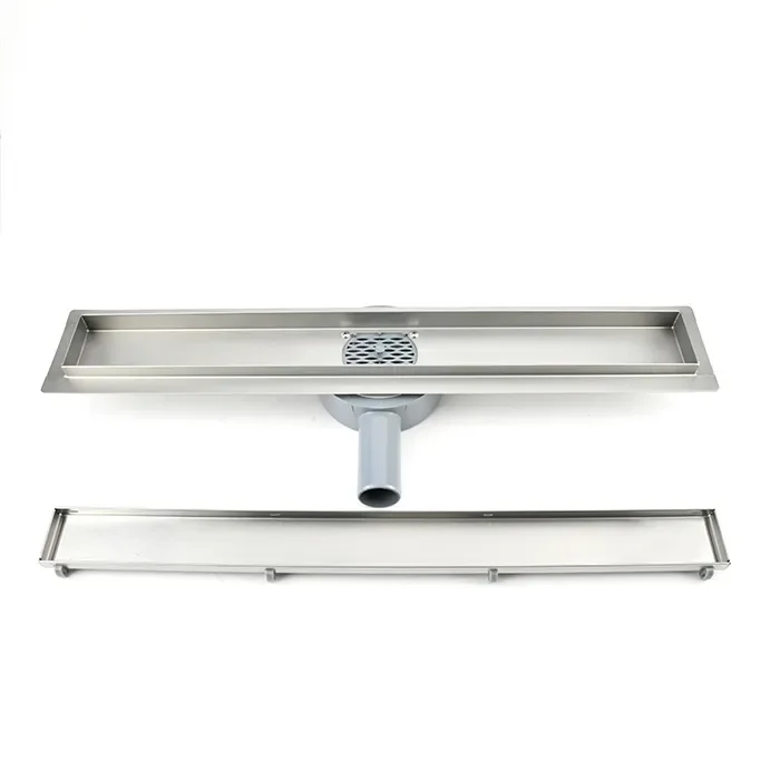 Sanipro Watermark 600mm Ss304 Stainless Steel Invisible Shower Long Channel Linear Bathroom Anti