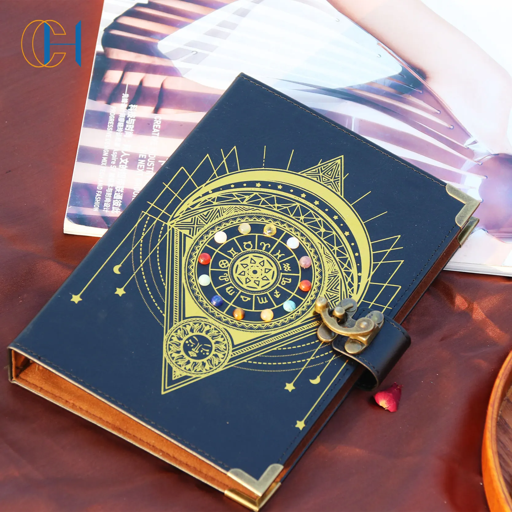 New Design Custom Zodiac Journal Constellation Horoscopes Black Paper  Notebook - China Hardcover Notebook, Sewing Binding