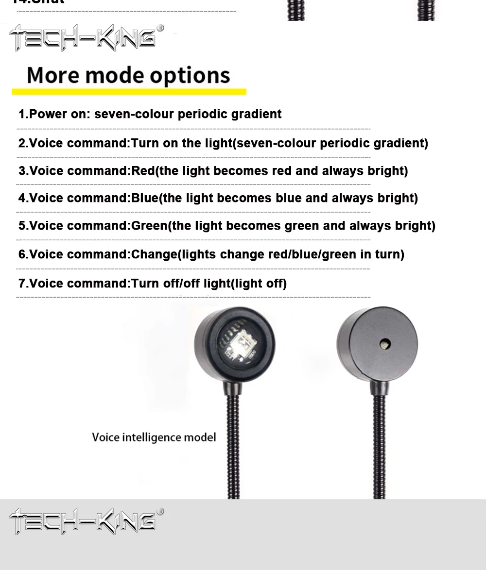 TECH-KING RGB Mini Portable Table Rainbow USB Led Light Projector Sunset Red Light Sunset Yellow atmosphere light