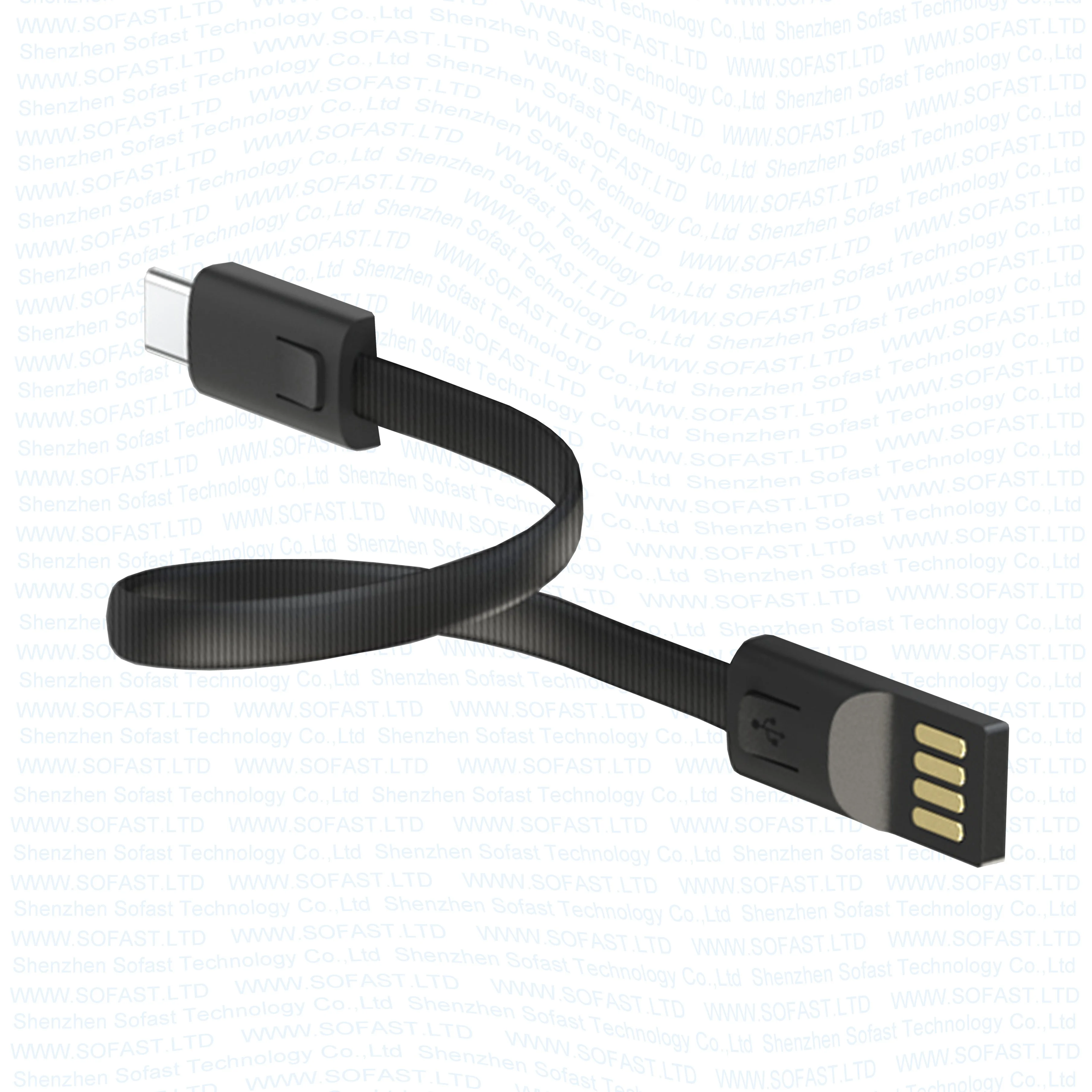 Portable Keychain USB Cable for Android Phones Super Data Transfer and Fast Charging Nylon Braided Keychain Portable