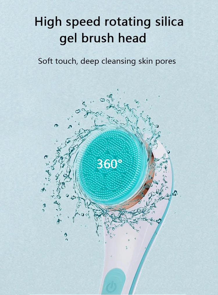 5 In 1 Multifunction Long Handle Electric Bath Back Body Cleansing