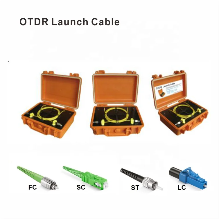 500 м 1000 м sm pon волоконно-оптический тестер б/у otdr ftth launch Кабельная коробка otdr Тестер Волоконно-оптический exfo mini otdr