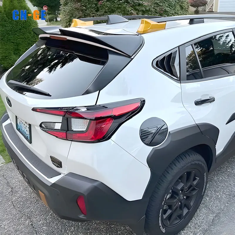 Subaru Crosstrek 2024+ ABS Rear Roof Spoiler Wing in Glossy Black