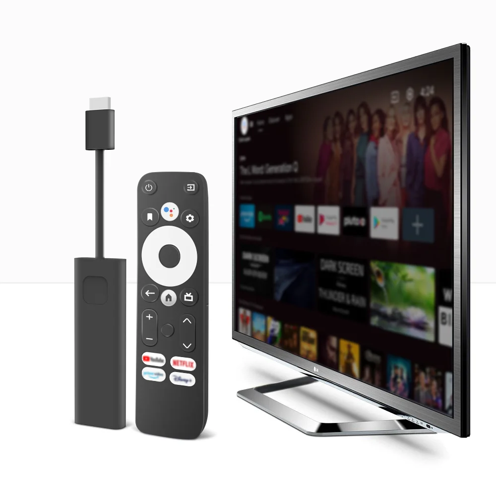 Amlogic S905Y4 OTT ATV Tvbox Android TV Stick 4k HD Net Flix You.tube Google Certified  2+16gb Dual Wifi Smart Android 11 TV Box