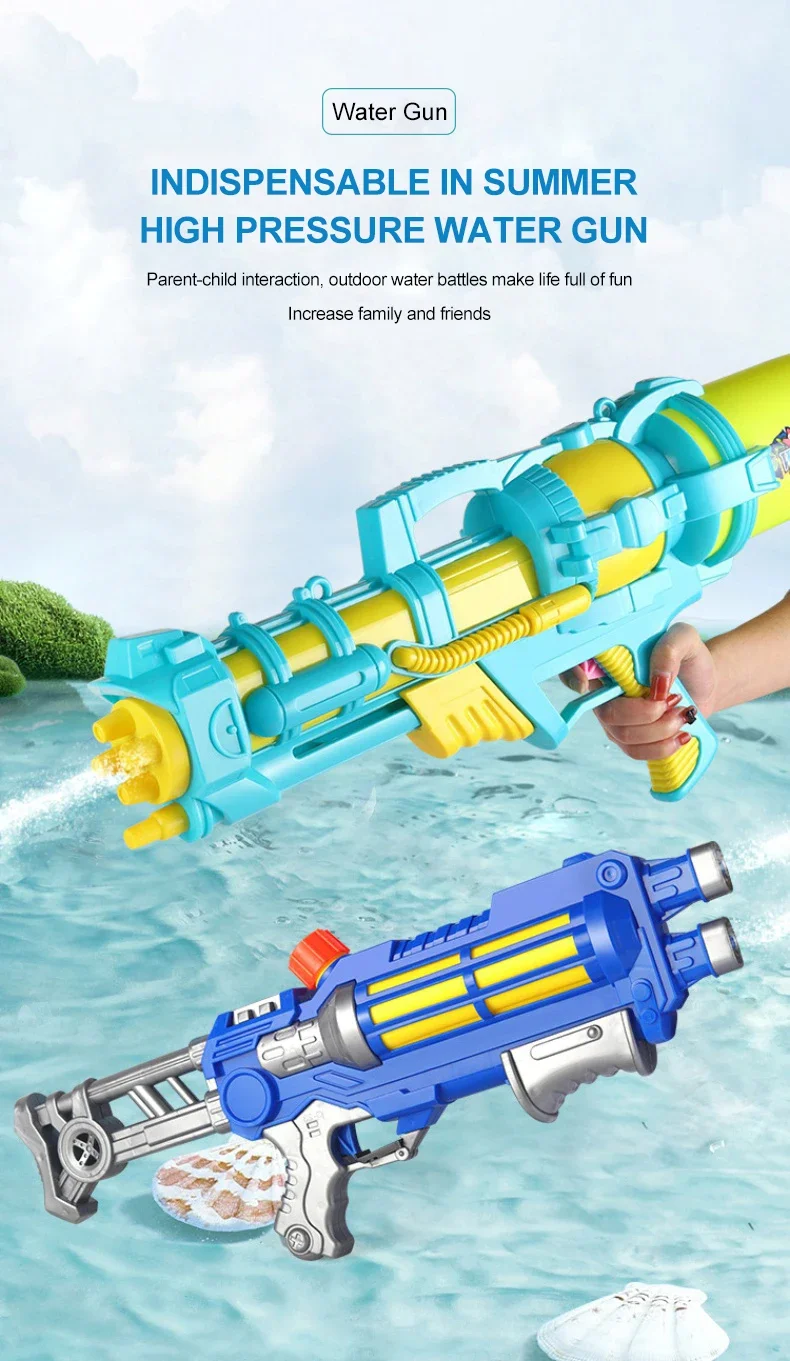 Lower Price Summer Classic Water Gun Toys Plastic Squirt Water Gun ...