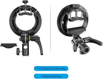 GODOX Foldable Softbox 60x60cm with S2 Type Flash Bracket Bowens Mount Holder for Studio Flash Speedlight Photography detail image