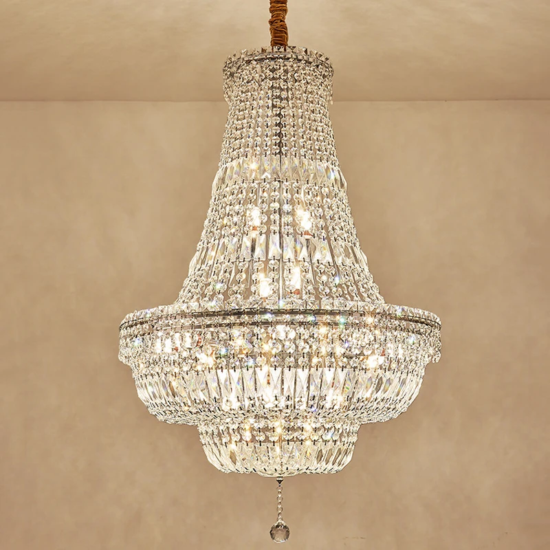 Breathtaking Unique Wedding Decoration Ideas Pendant lights to Brighten Luxury Waterproof Outdoor Wedding Crystal Chandeliers