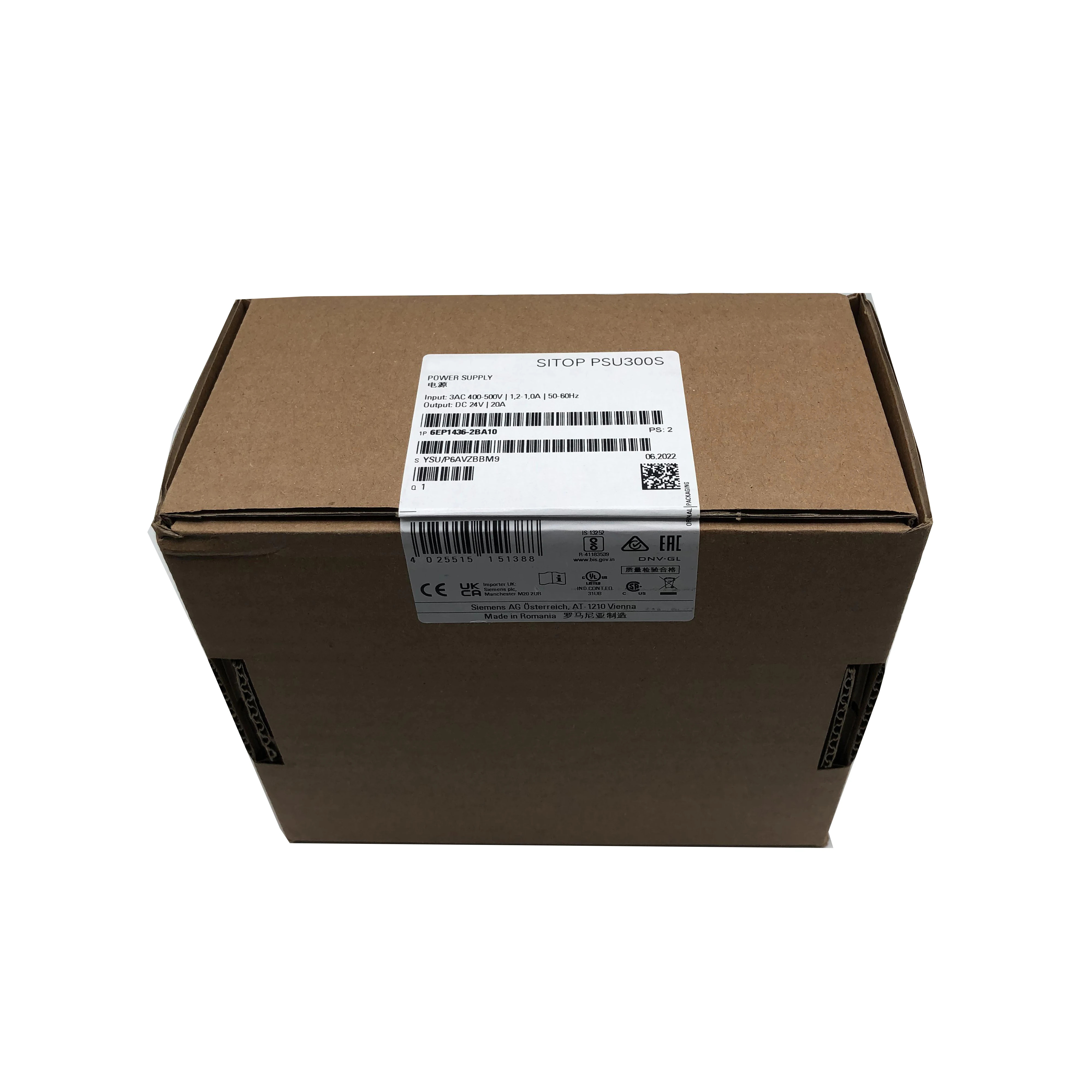 new original 6ep1436 2ba10 high power industrial switching power supply provides stable dc24v large current output low ripple comprehensive protection functions reliably supplies power for s7 series plc-3