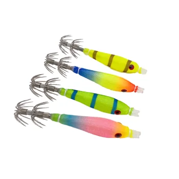 CHEERY Shrimp Lure Squid Hook Effective Jigging Bait for Salmon Sea Bass Tilapia Marlin Pike Inland Fish Ocean Boat Fishing – Metal Jig – view 5