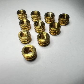 Precision Processed Brass Knurled Nuts for Lathes Connector Accessories for Hardware Components