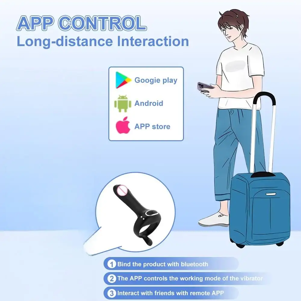 Kabelloser Vibrator für Paare Prostatamassage Penisring zur Verzögerung der  Ejakulation G-Punkt Klitoris-Stimulator Erotikspielzeug für Erwachsene