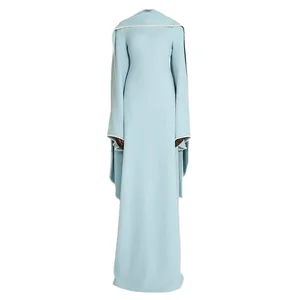 Customize Bettergirl New Arrival High Quality Elegant Party Shawl Design Long Sleeves Solid Color Sexy Casual Style for Maxi