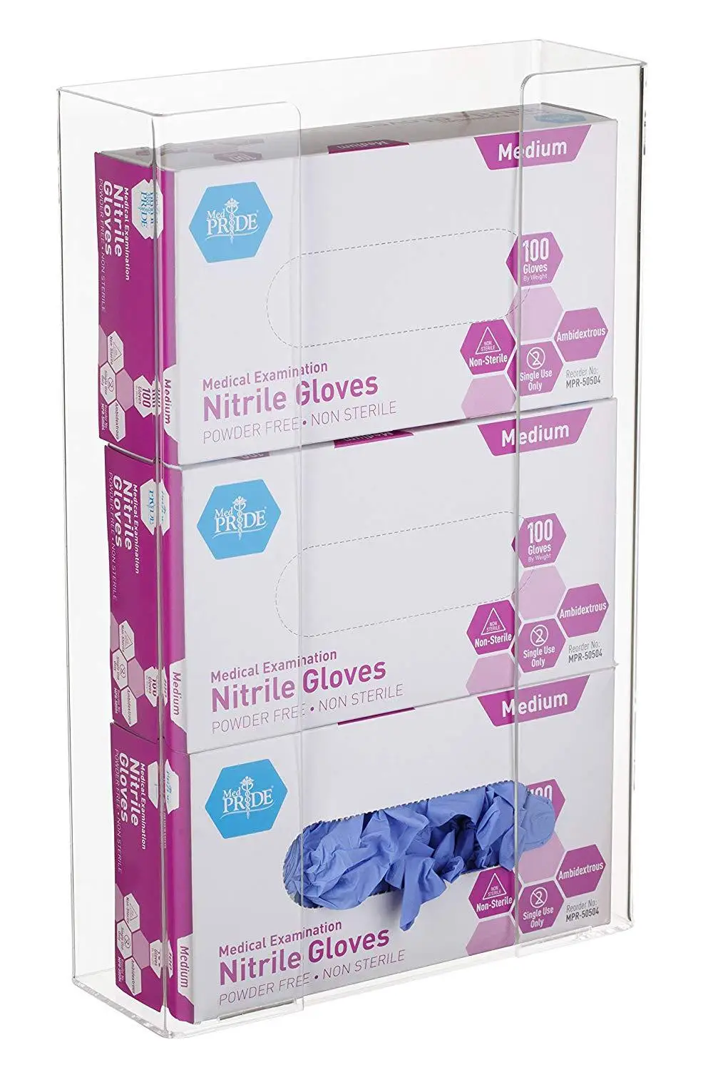 Support mural pour 3 boîtes de gants Ingo-man | Hygiène et accessoires