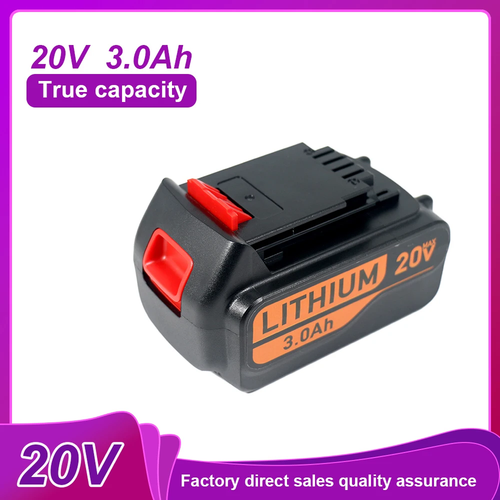 product universal 20v 3ah true capacity rechargeable battery for ryobi electric drill replacement lithium battery 4ah 5ah 6ah battery-2