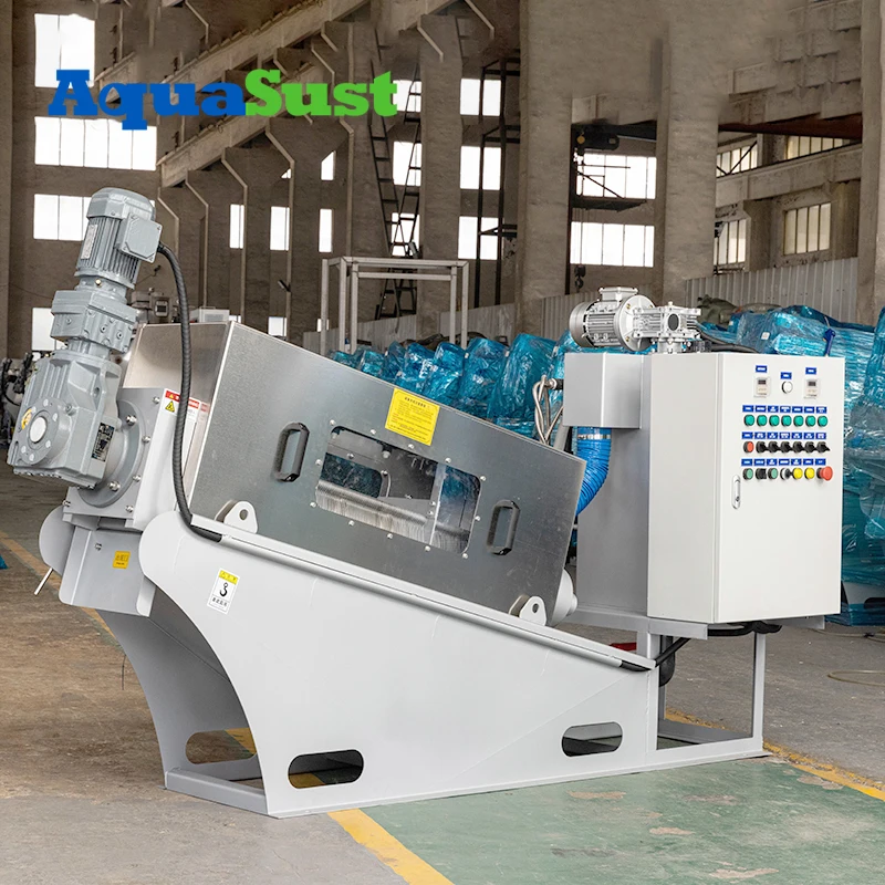 Dry and Wet Separation of Aquaculture Sewage Treatment Customized Filter Press