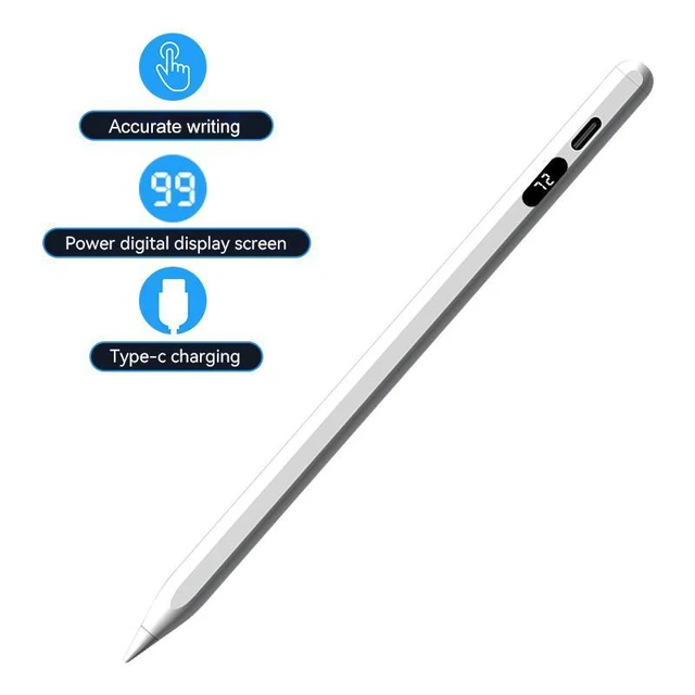 Universal Stylus Pen for Android IOS for Apple Pencil Tablet Mobile Phone Touch Screen Pen With Real-time Power Display