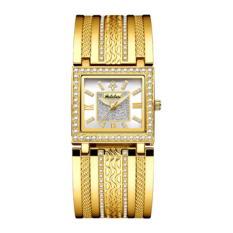 Square Diamond Quartz Women's Watch OM-406331