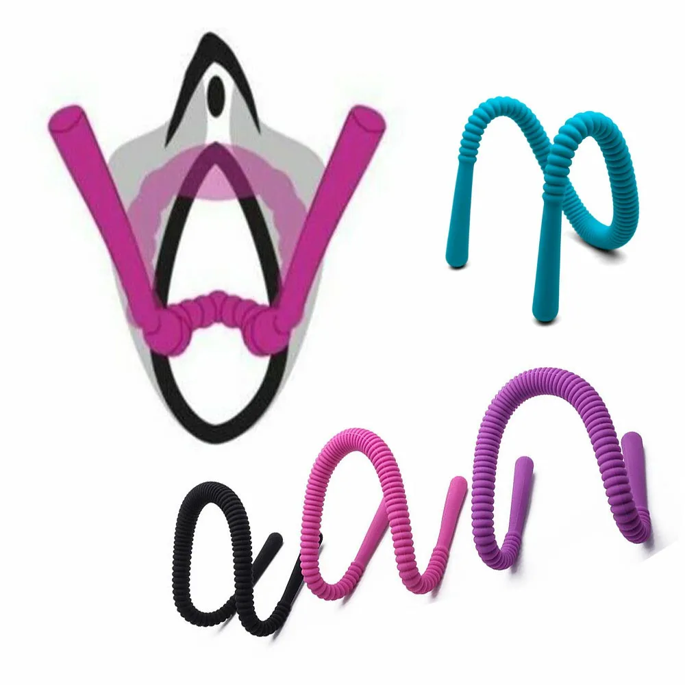 Free Custom Box - Female Silicone Vaginal Dilator Vagina Speculum Pusher Foldable Labia Spreader Medical Expand Device