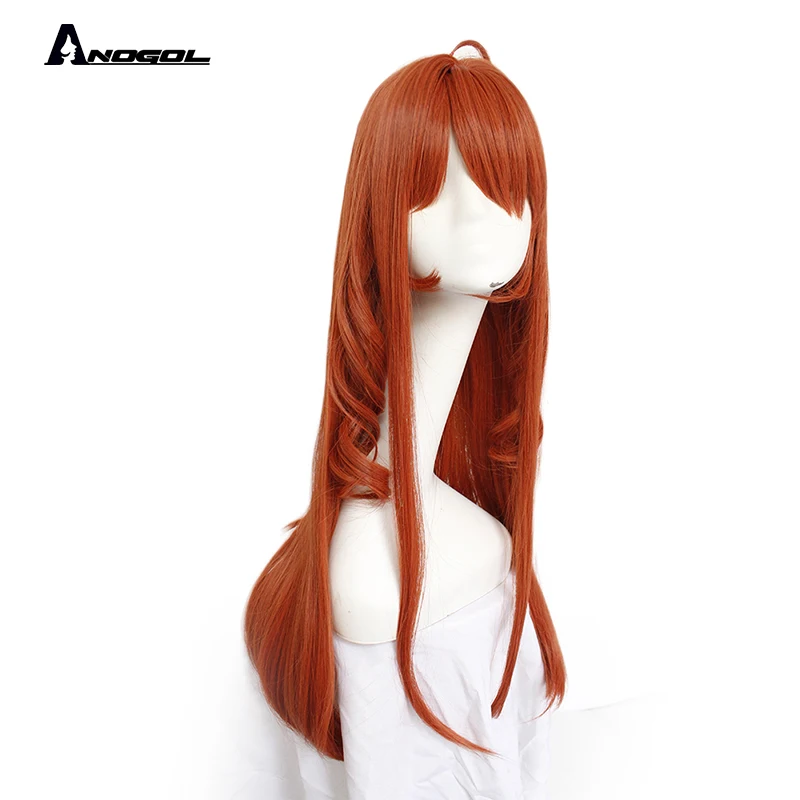 orange lolita wig