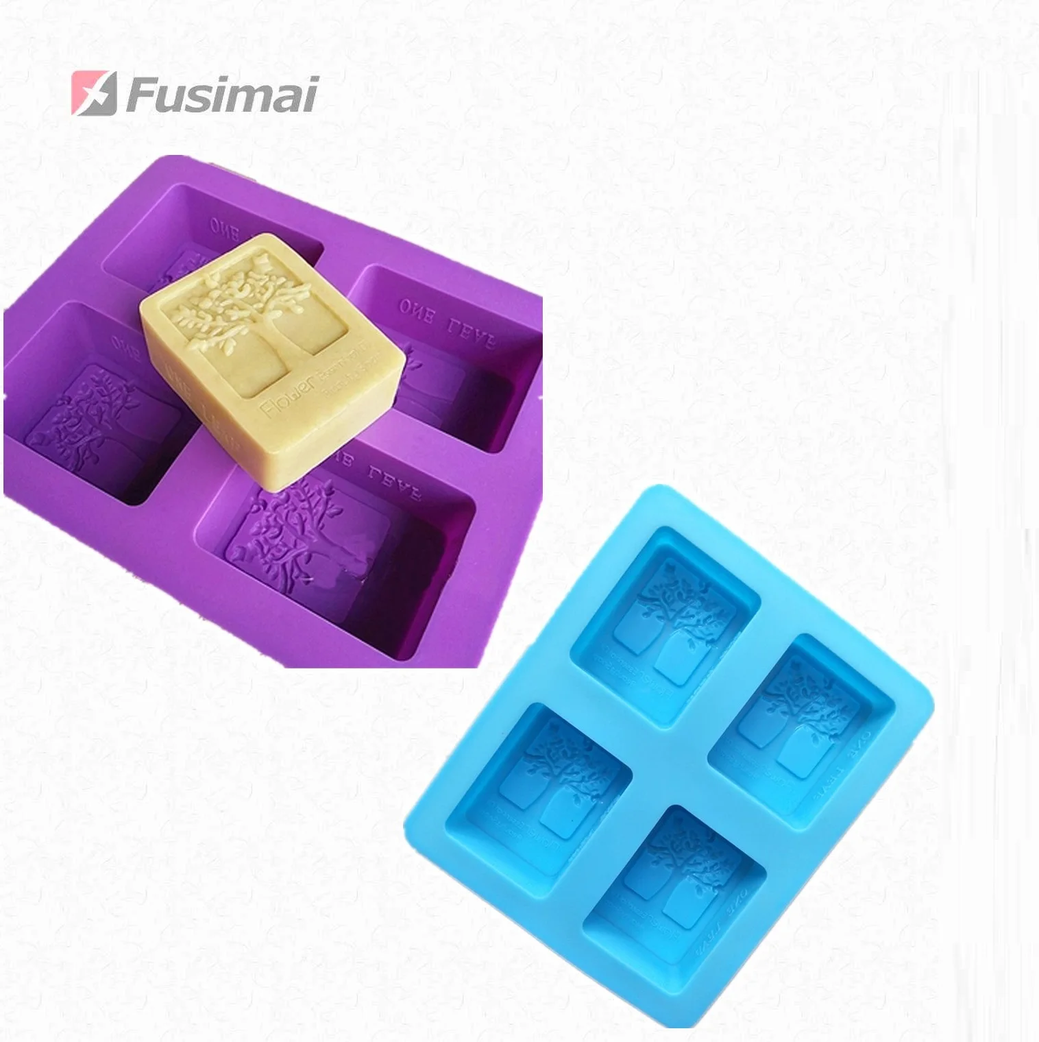 Rectangle Letter Silicone Soap Mold Candle Molds Mould For Candy Craft DIY 