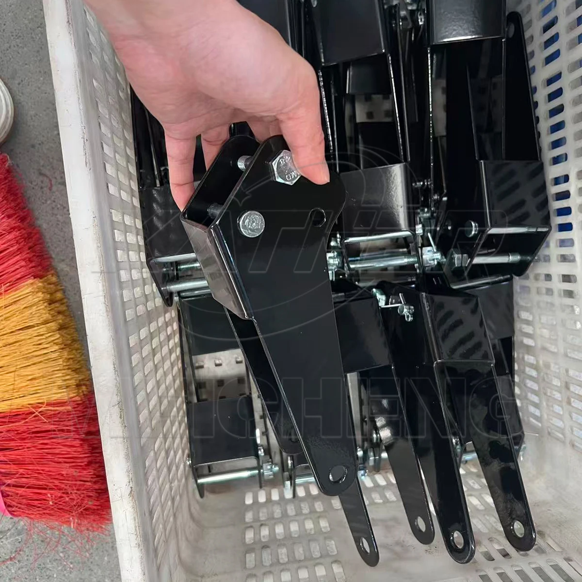 Phụ Kiện Máy Xới Theo Đơn Đặt Hàng OEM, Khung Gá Bánh Trước Máy Xới Đất 6inch 8inch, Dành Cho Thiết Bị Canh Tác