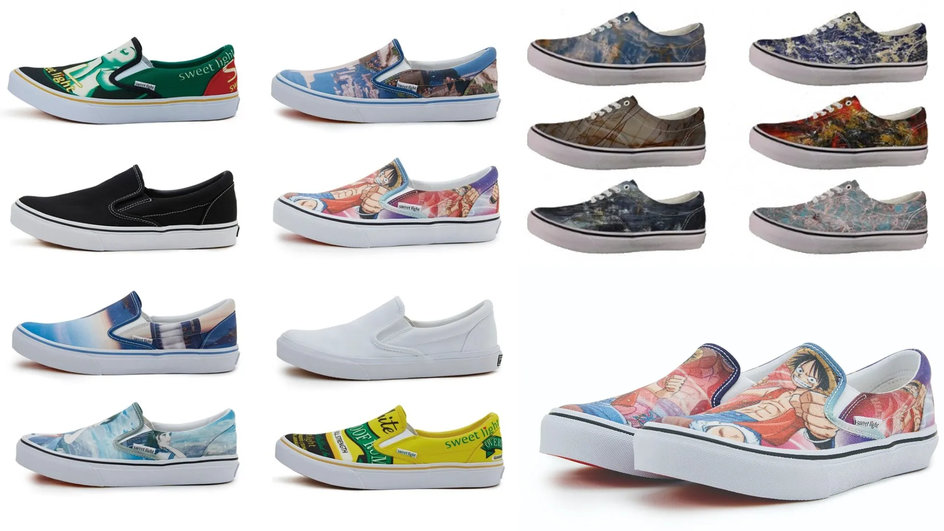 custom printed sneakers