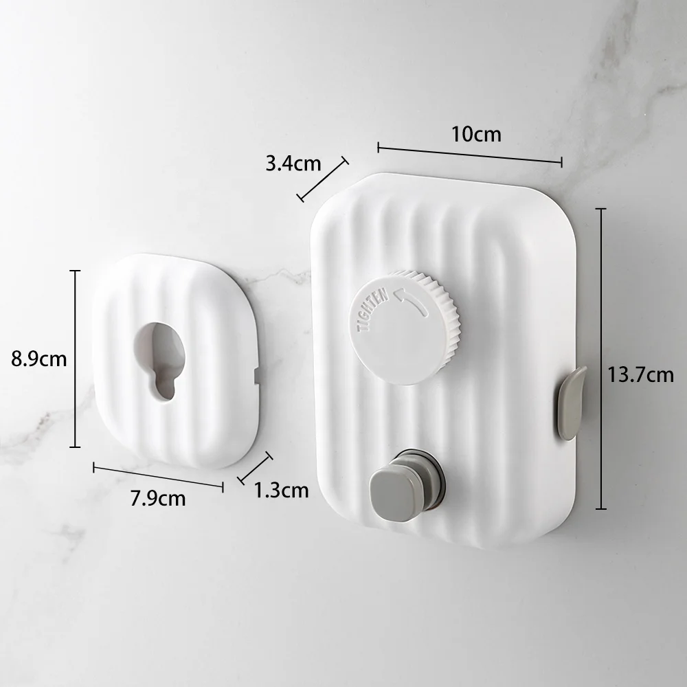 New Design 4.2m Retractable Clothesline Free Balcony Shrinkable Outdoor Dryer Rack Hotel Laundry Storage Drying Rack Cloth