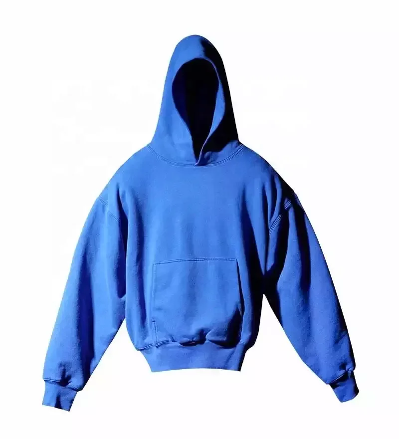 JL1206B Screen Print Hoodies Cotton Heavyweight Hoodie No String Oversize Fleece Cropped Hoodies for Men