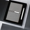 2pcs set [notebook + pen] gray