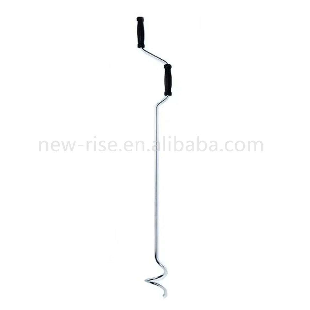 Compost Crank Stainless Steel Compost Aerator - Efficient Mixing Tool