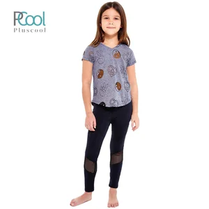 Breathable Comfortable Leggings Kids Yoga Pants Wholesale Kids Active Wear Leggings