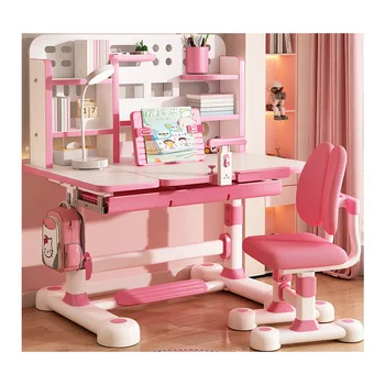 New Ergonomic Children Smart Desk Home Furniture Manufacture Factory Wholesale Height Adjustable Kids Study Table and Chair Set