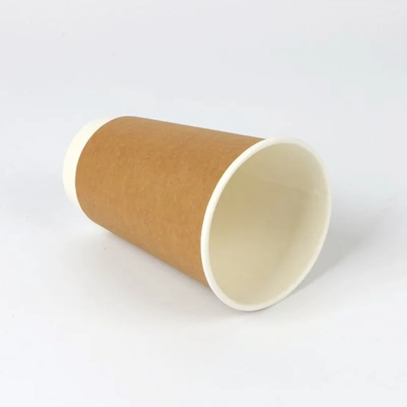 Customization Logo 8oz 12oz Takeaway Juice Coffee Packaging Double ...