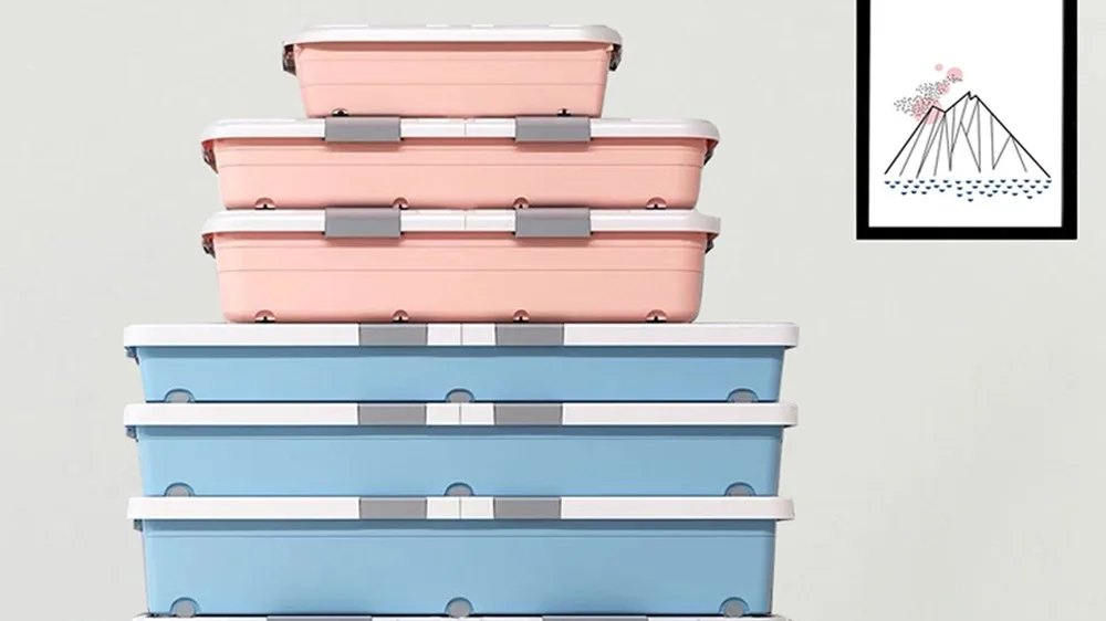 Modern Style Home Organization Storage Box Under Bed 35l 40l 45l 60l