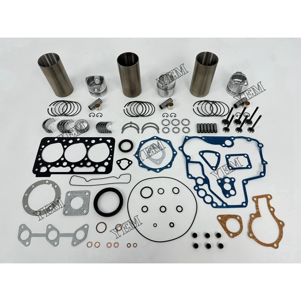 For Kubota WG750 Overhaul Kit With Valves 12691-21110 Replaces High Quality Engine Parts