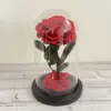 Fond noir rouge sans lumières avec boîte cadeau