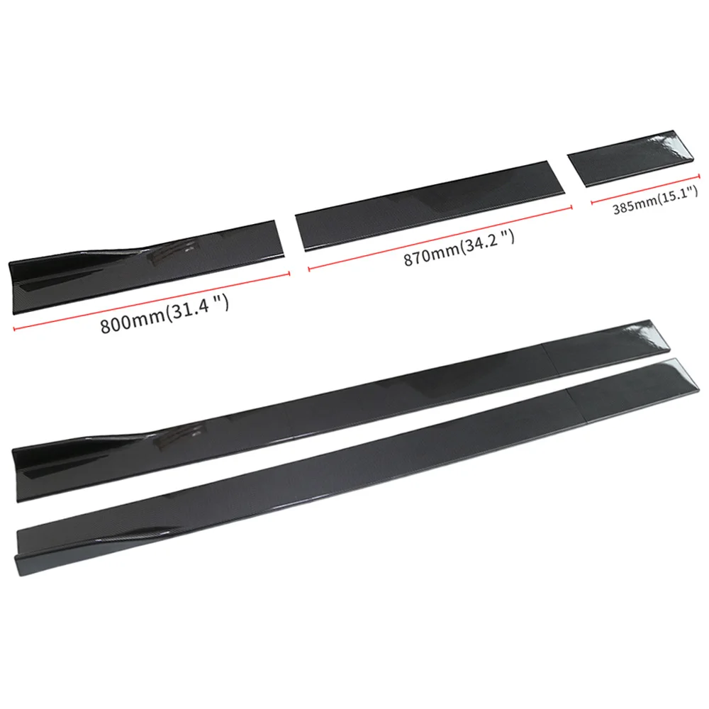 78.7''universal carbon fiber lower side skirts| Alibaba.com