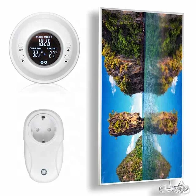 Infrared Heater Far Infrared Heating Panel with UV Picture Size  Printing Vertical Version Infrared Panel Heater