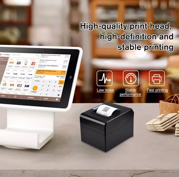 Impresora Tpv térmica para facturas y con conexión USB + WiFi
