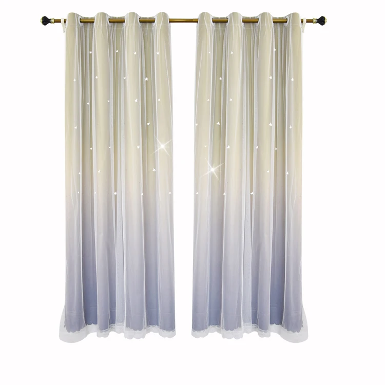 Home cortina blecaute pvc com voila window Drape juego de sabanas y cortinas infantil