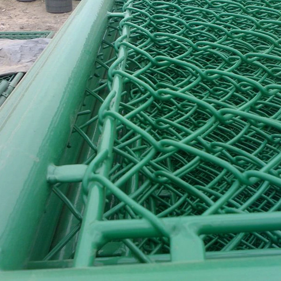 Design Pvc Coated 5ft 7foot High 5*5 Mesh 2mm 5mm Diameter Privacy Fence  Chainlink Fence for Home Garden Designs for Steel Fence