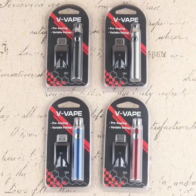 
2019 Vapeyoung блистерный стартовый комплект, регулируемое напряжение, V-VAPE 650 мАч, батарея для электронной сигареты 